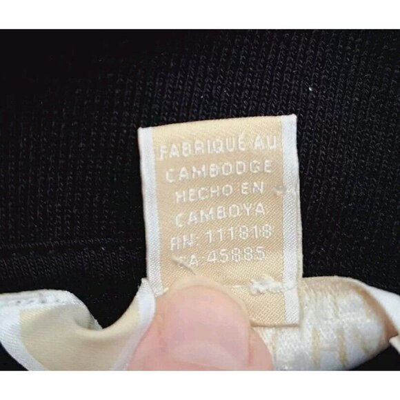 MICHAEL Michael Kors Women's L Black Snap Closure Classic Polo Short Sleeve - Picture 6 of 6